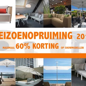 Outlet tuinmeubelen 2018 Korting pakkers
